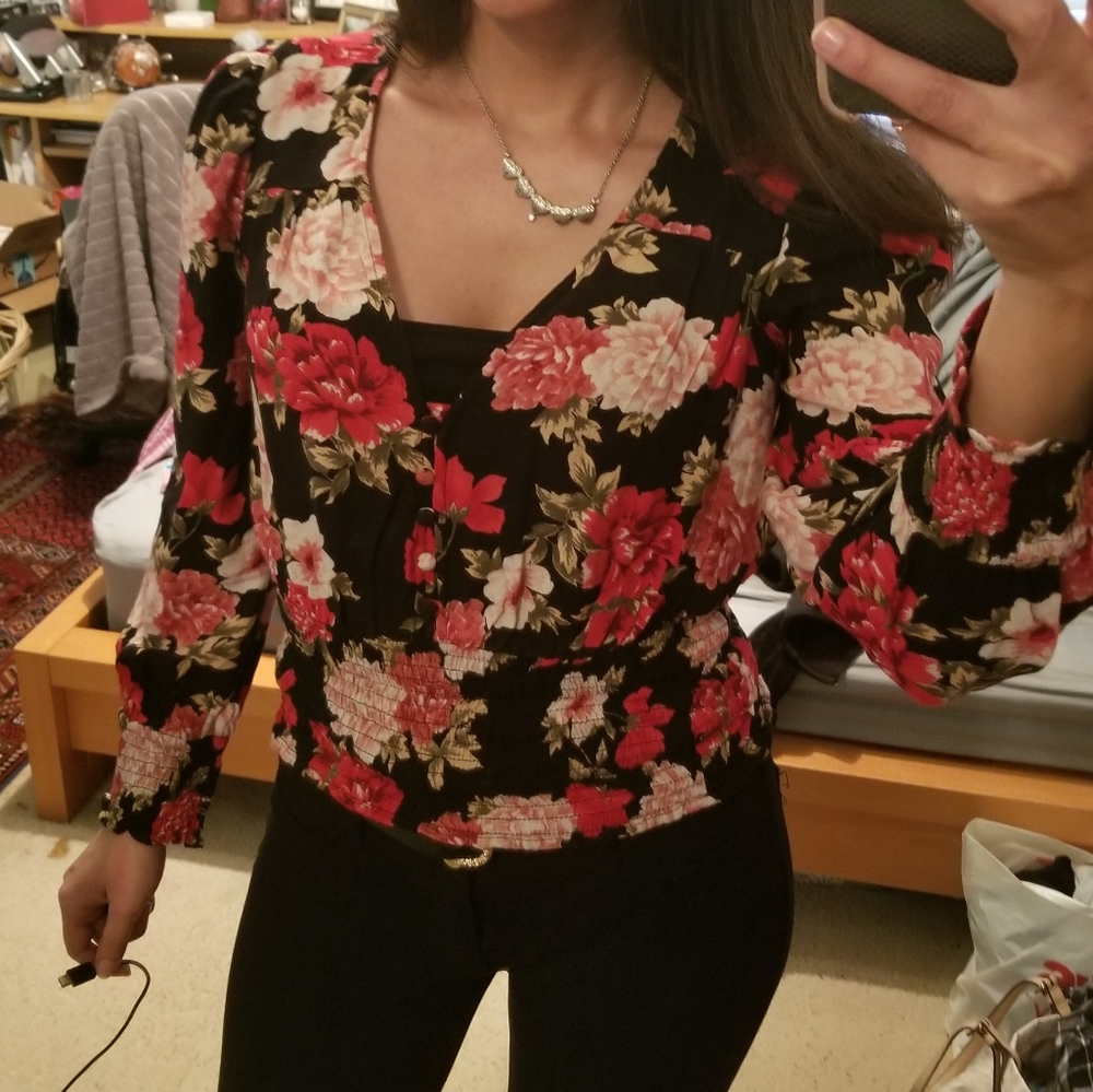 Floral blouse